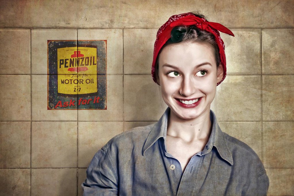 Vintage girl a photo on Flickriver