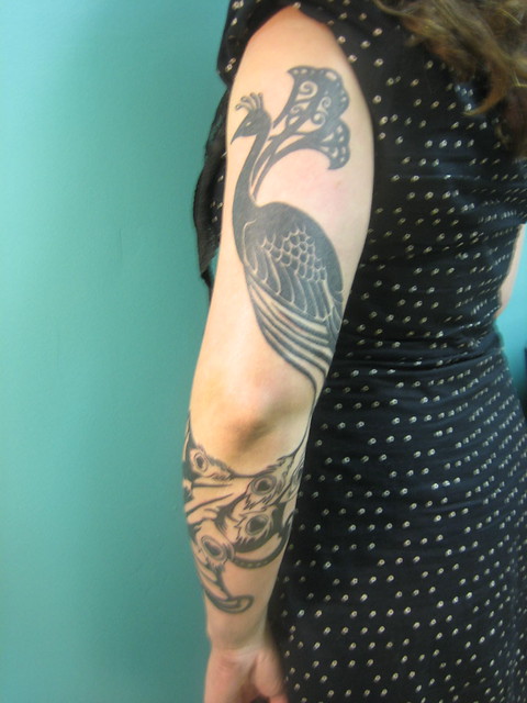 Art-Nouveau Peacock For Michelle | This Peacock Tattoo Is A … | Flickr 640_x_480_jpg