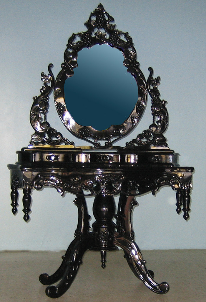 4116 BEAUTIFUL ORNATE HIGH GLOSS BAROQUE VANITY Make yours… Flickr