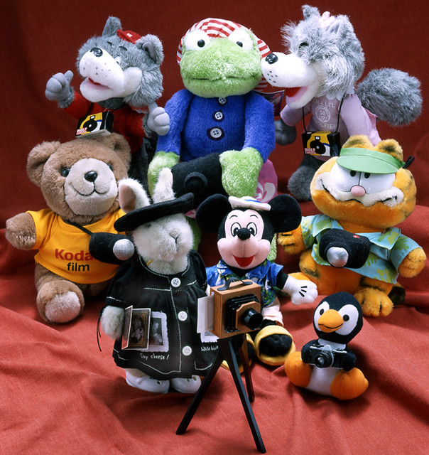 Stuffed Animals with Cameras Each of these stuffed animals… Flickr