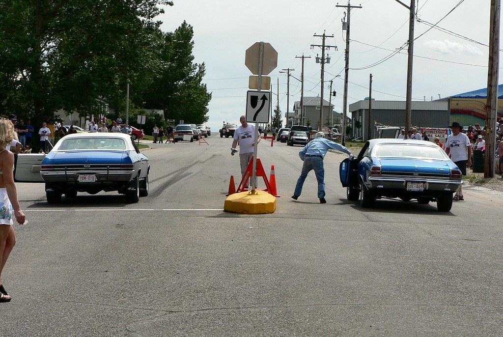 Irricana Car Rodeo The Car Rodeo... This event is the "dip… Flickr