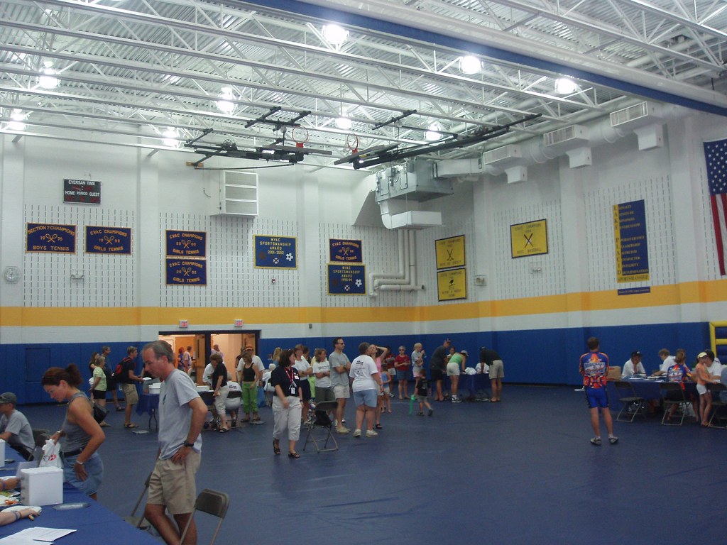 Registration Lake Placid HS Gym. Quick and easy. The volun… Flickr