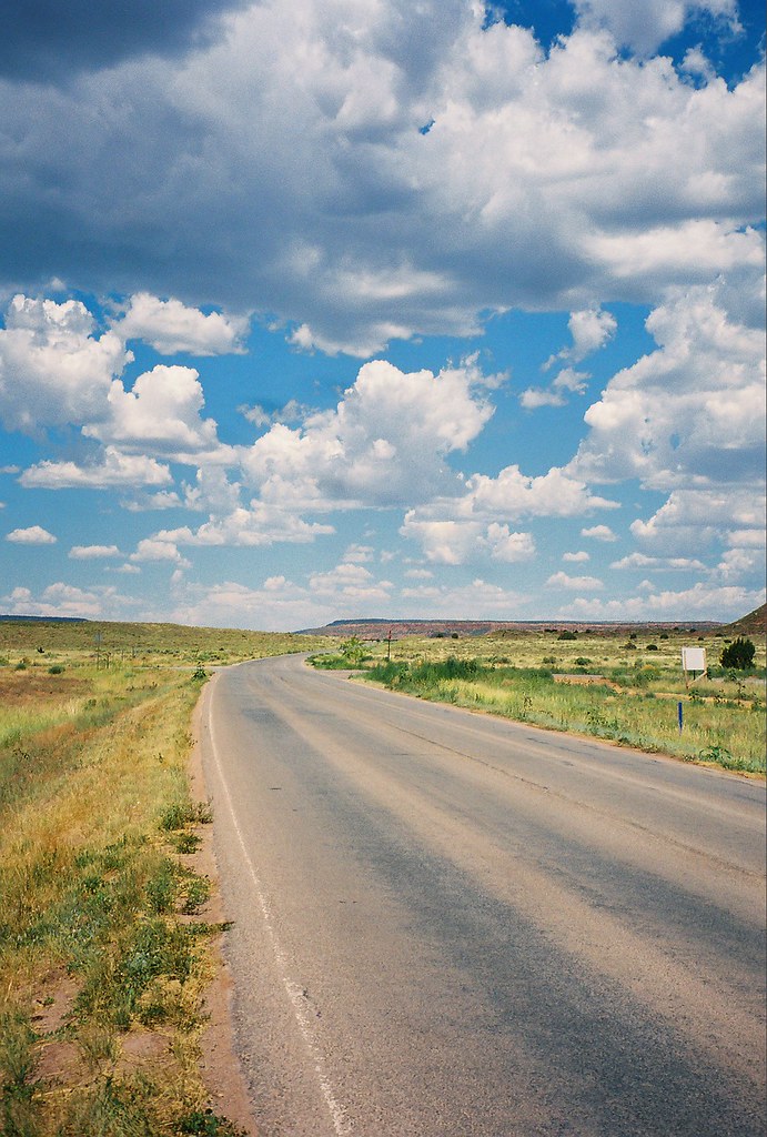Zuni Road The road leading from Zuni Pueblo in western New… Flickr