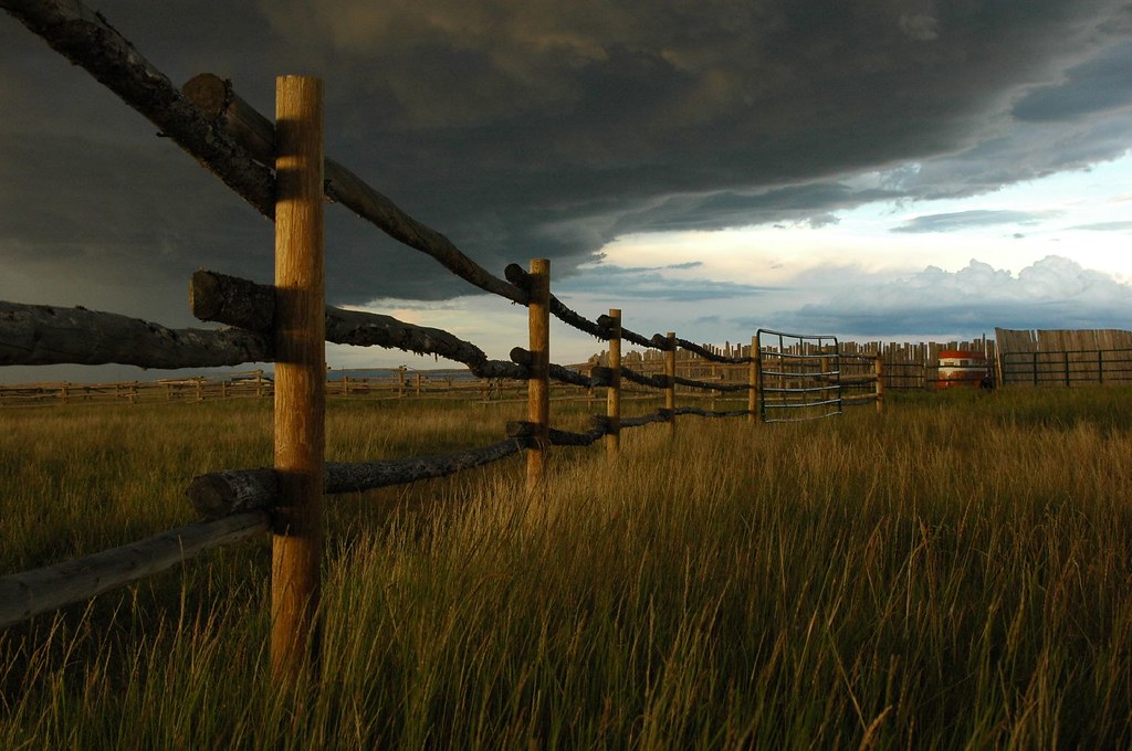 Ranch Fence Lydia's ranch in Laramie, Wyoming Rob Lee Flickr