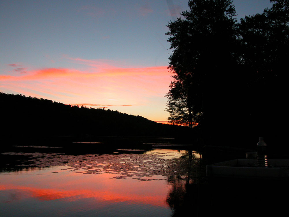 sunset 4 Roscoe, NY sunset on Lake Muskoday Michele Catalano Flickr