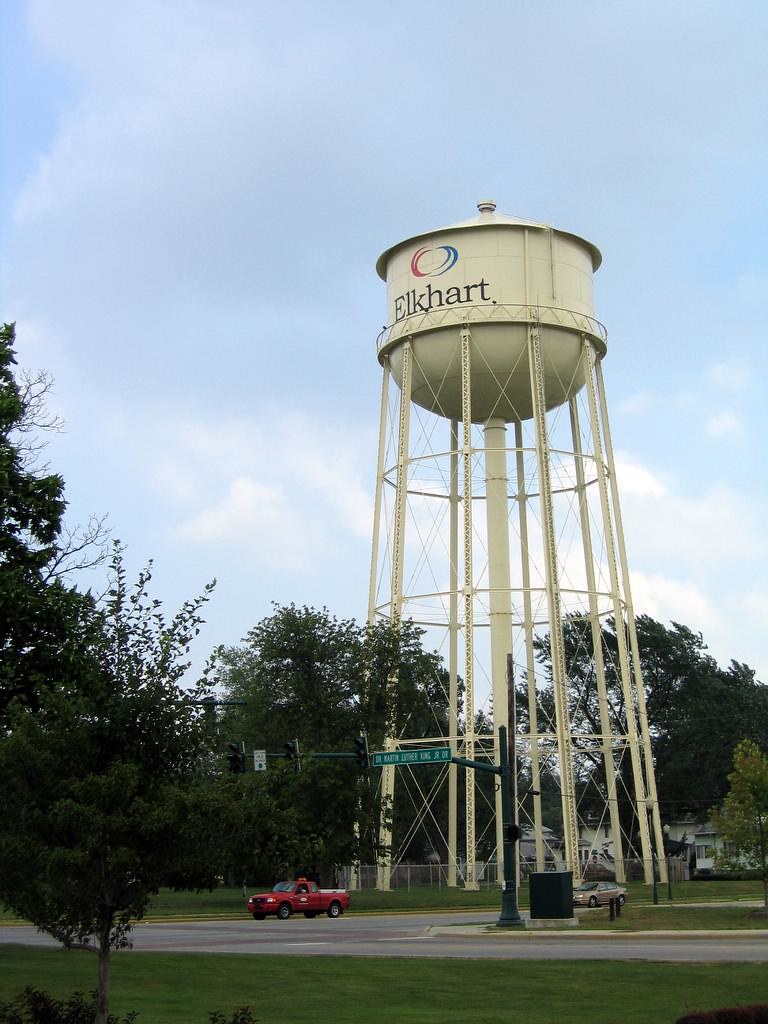 Elkhart water tower John Hartnup Flickr
