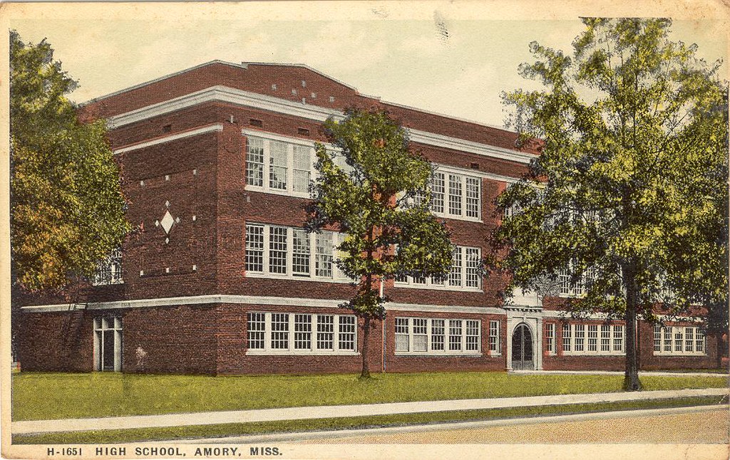 Post Card (High School, Amory, Miss.) Gary Grogan Flickr