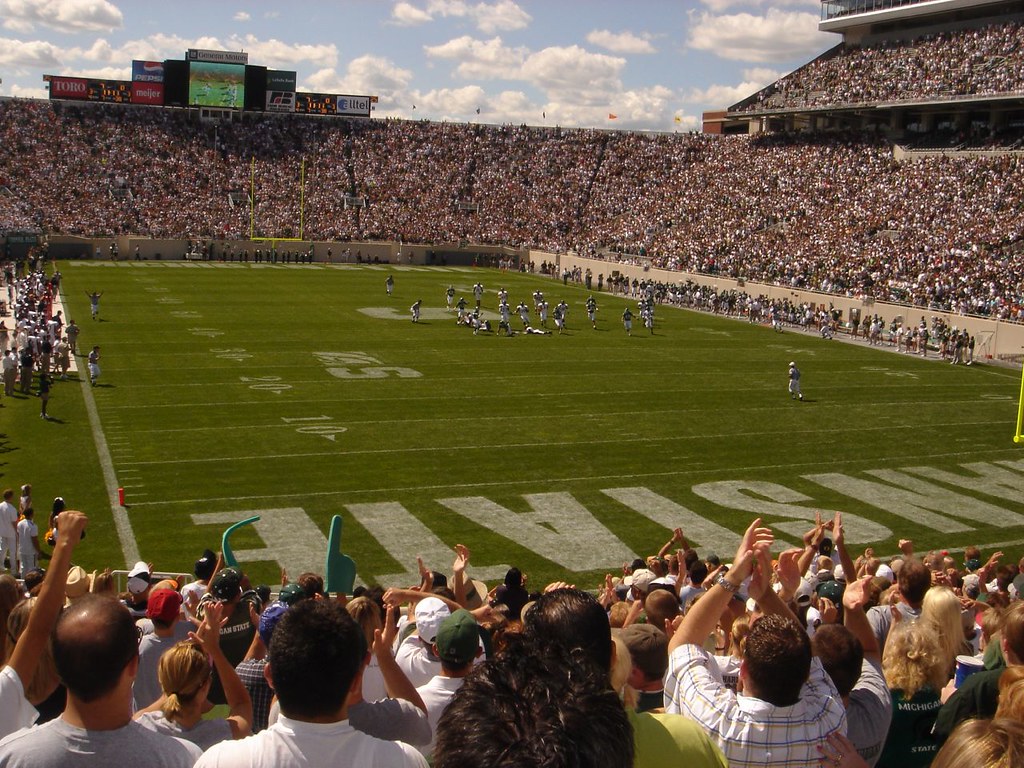 MSU Spartan Stadium Field Ray Wert Flickr