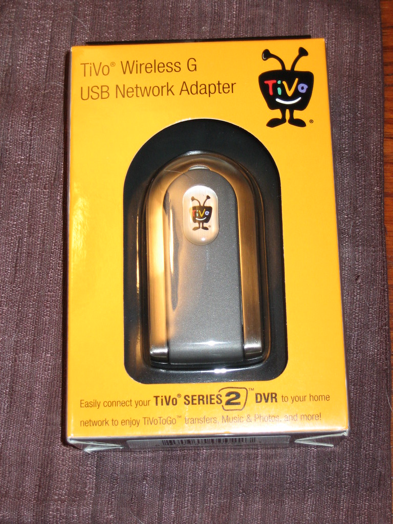 TiVo Wireless G USB Network Adapter Dig that packaging Seth Miller