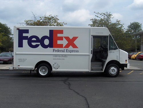 FedEx Truck A FedEx truck. Taken at 410 LIJ Hospital on Au… Flickr