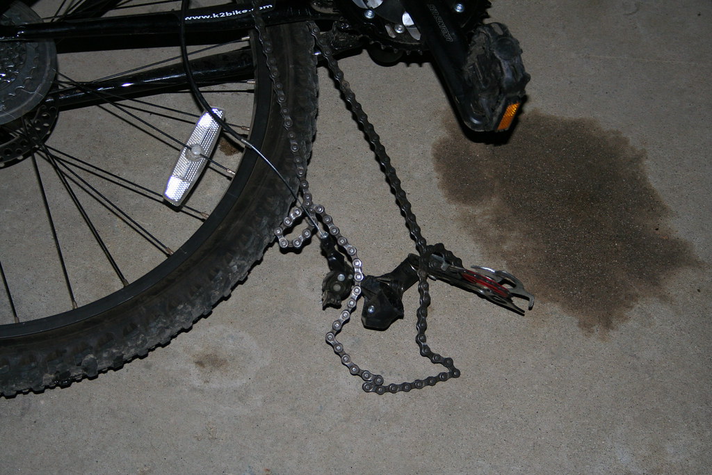 Broken Bike I was riding when a stick got stuck in the spo… Flickr