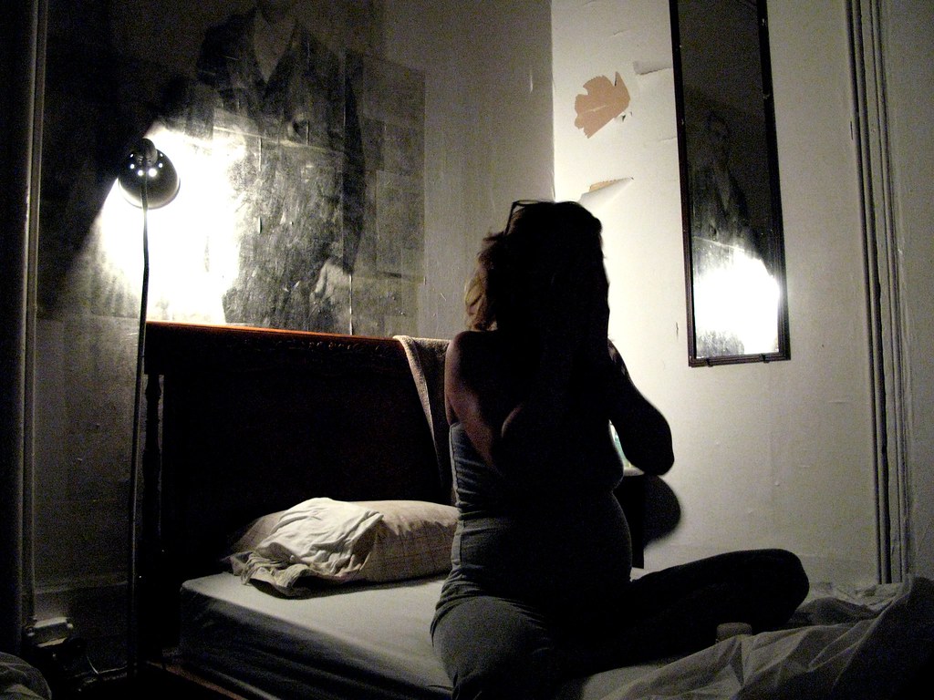 Late Night Rundown Hotel Room Mood Fatigue is inherent in … Flickr