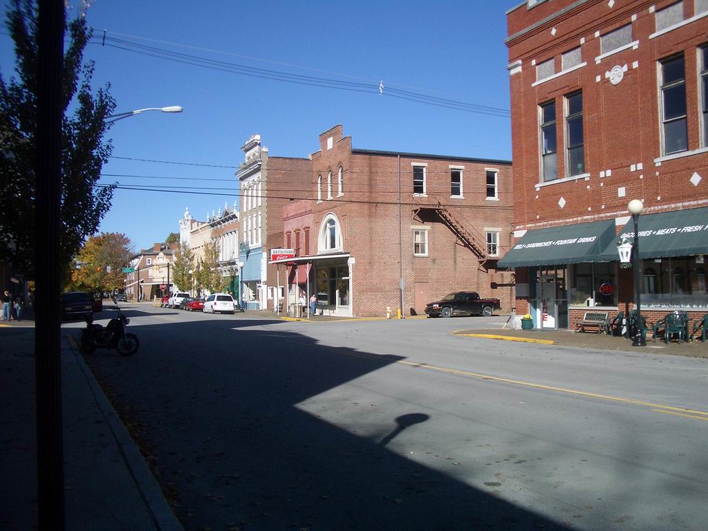 Downtown New Harmony, Indiana Ted Engler Flickr