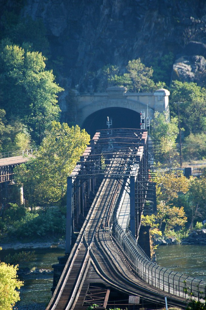 Railroad bridge B&O Railroad bridge and tunnel Rob Flickr