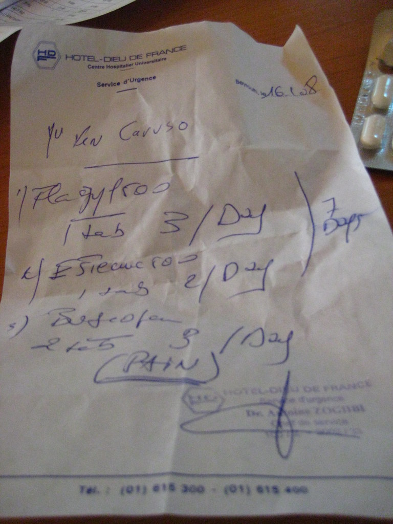 Fud Poisoning Prescription Got some massive food poisoning… Flickr