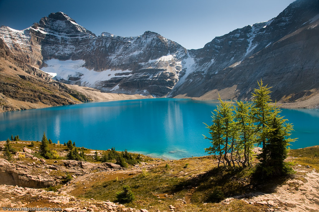 Lake McArthur Of the many incredibly colored lakes in the … Flickr