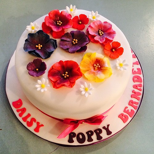 Pretty birthday cakedaisycakesuktorquaydevoncupcakesw… Flickr