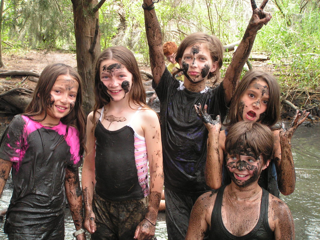 Muddy Girls even when covered in muck! rainbow mtn Flickr