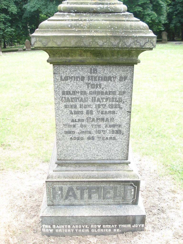 Hatfield Family grave, Linthorpe Cemetery, Middlesbrough Flickr