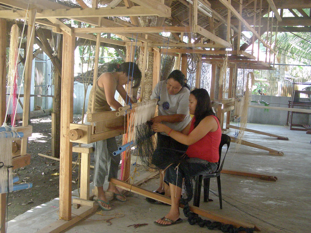raffia weaving, inabanga, bohol Flickr