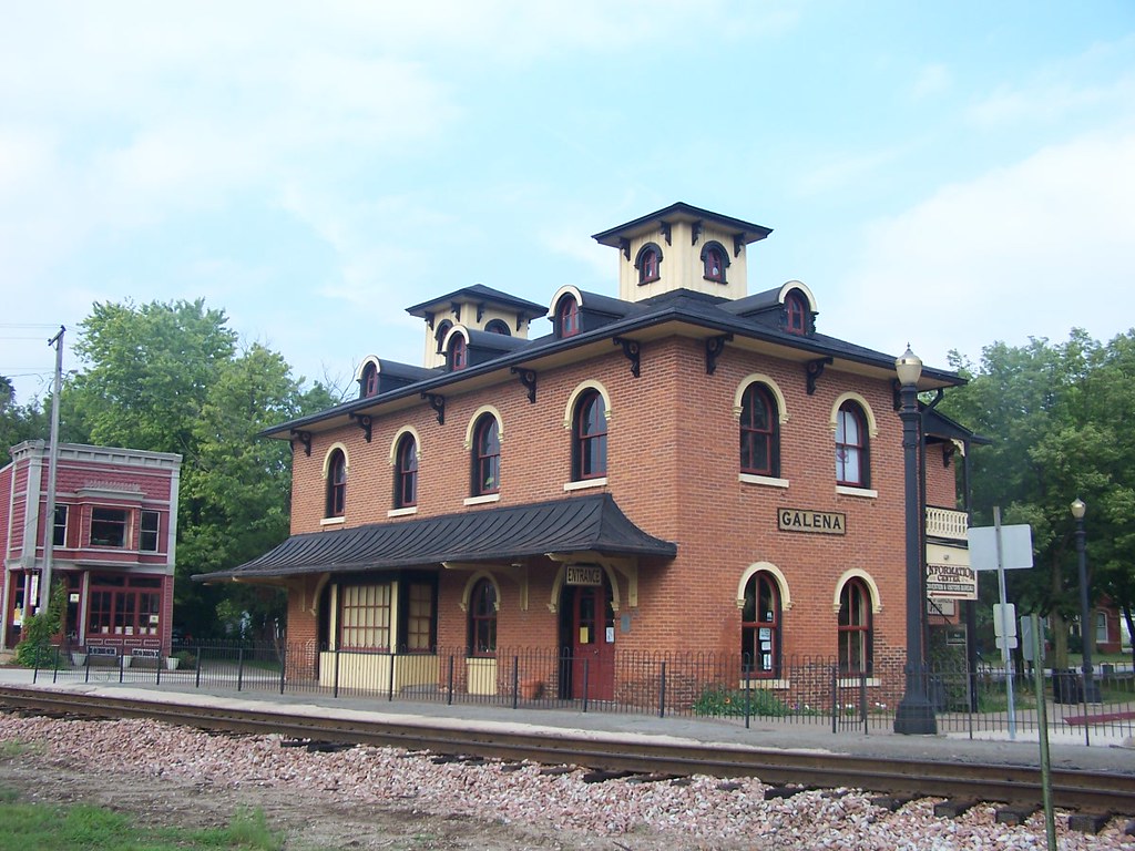 Galena Railroad Depot Galena, Illinois J. Stephen Conn Flickr