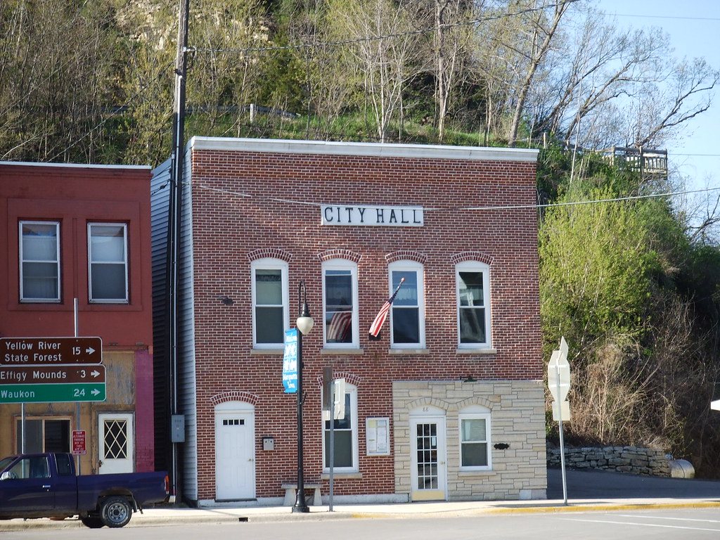 Marquette Iowa City Hall I thought it was cute Flickr