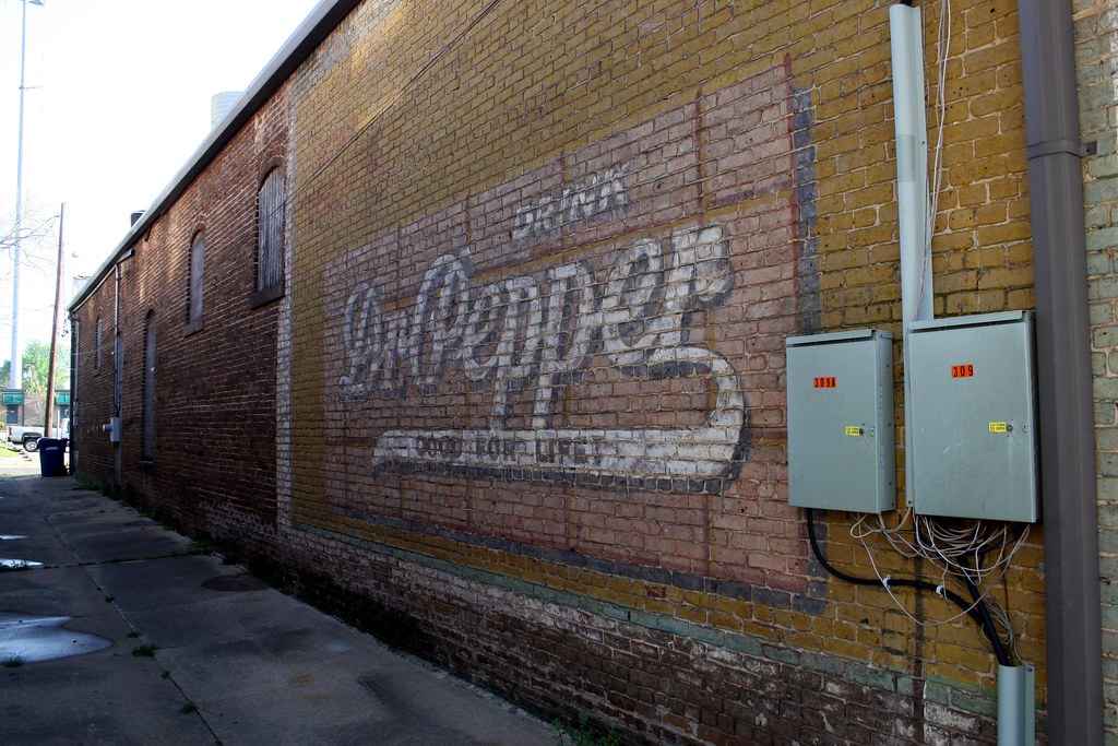 dr. pepper ghost in alley Exquisitely Bored in Nacogdoches Flickr