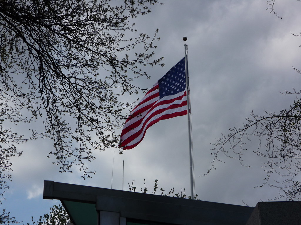 The USA Flag, Dublin, Ireland Tarheel1 Flickr