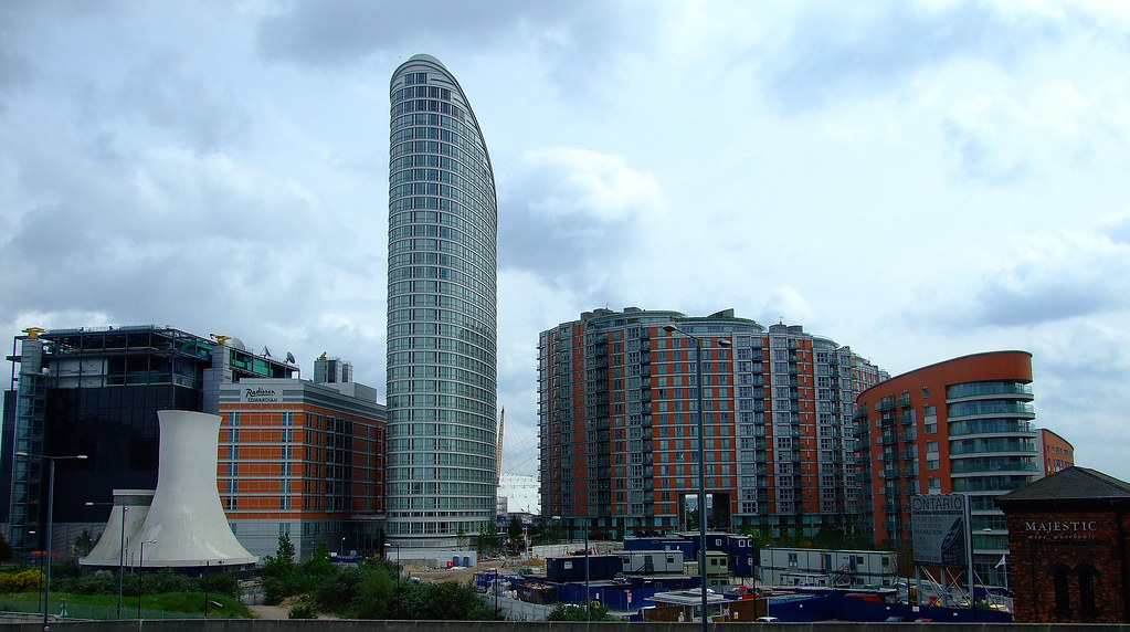 New Providence Wharf Some luxury highrise apartment block… Flickr