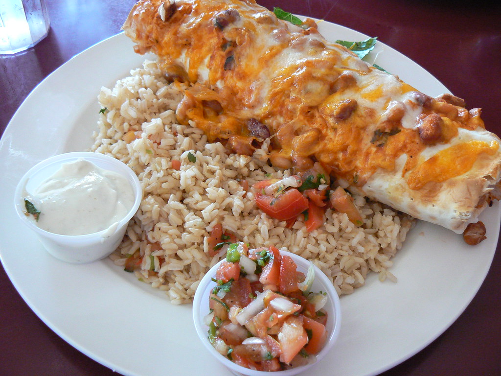 Pita Jungle Medchilada w/ Wild Rice Pita Jungle (4 Stars… Flickr
