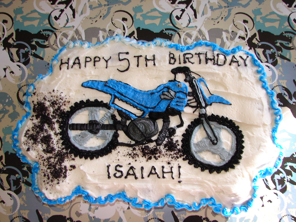 Dirt bike cupcake cake! This was for a very special 5 year… Flickr