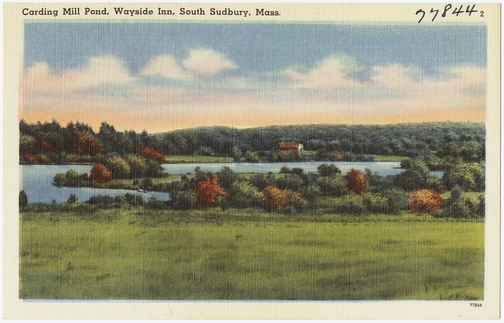 Carding Mill Pond, Wayside Inn, South Sudbury, Mass. Flickr