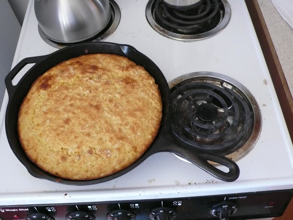 Corn Bread! Fresh out of the oven. Kyle Van Horn Flickr