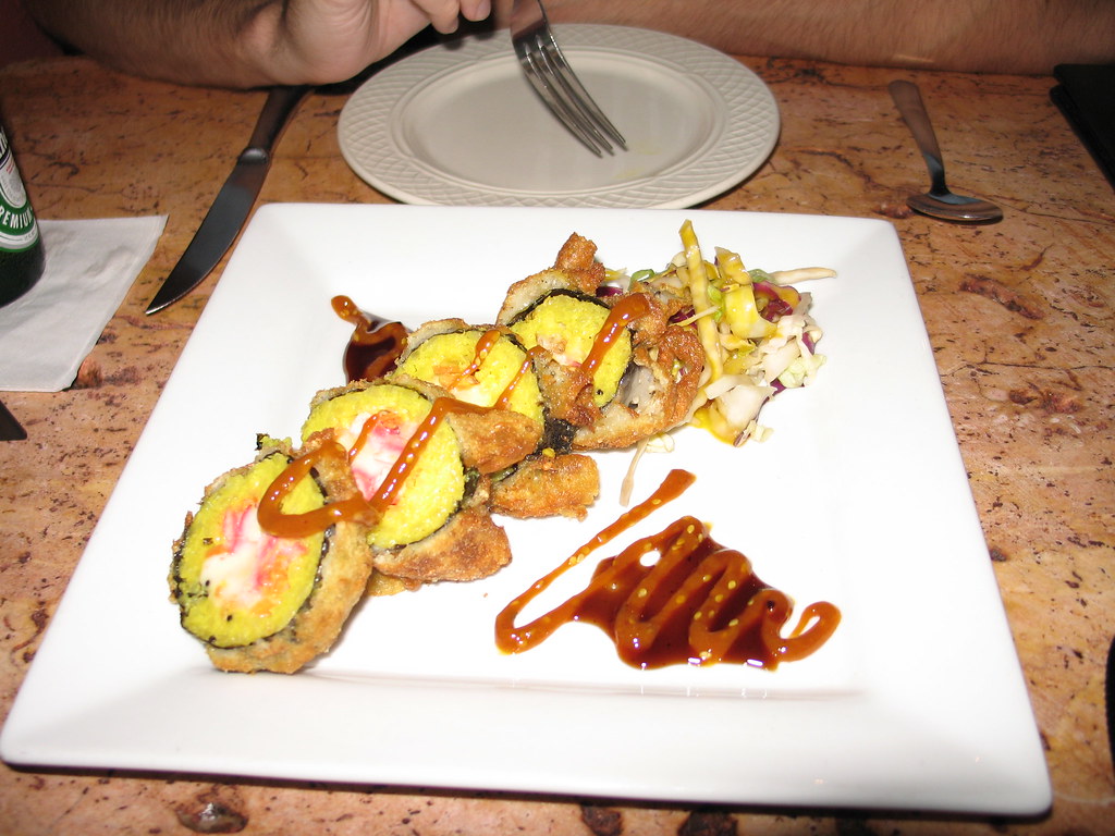 Tandoori Nori Rolls Deep fried nori rolls with tandoori ch… Flickr