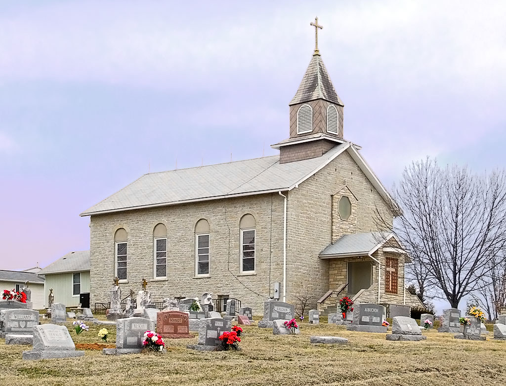 Saint Anne Roman Catholic Church, in French Village, Missouri, USA