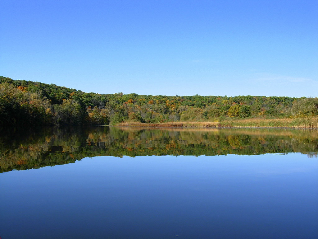 Huron River in the Fall Barney Flickr