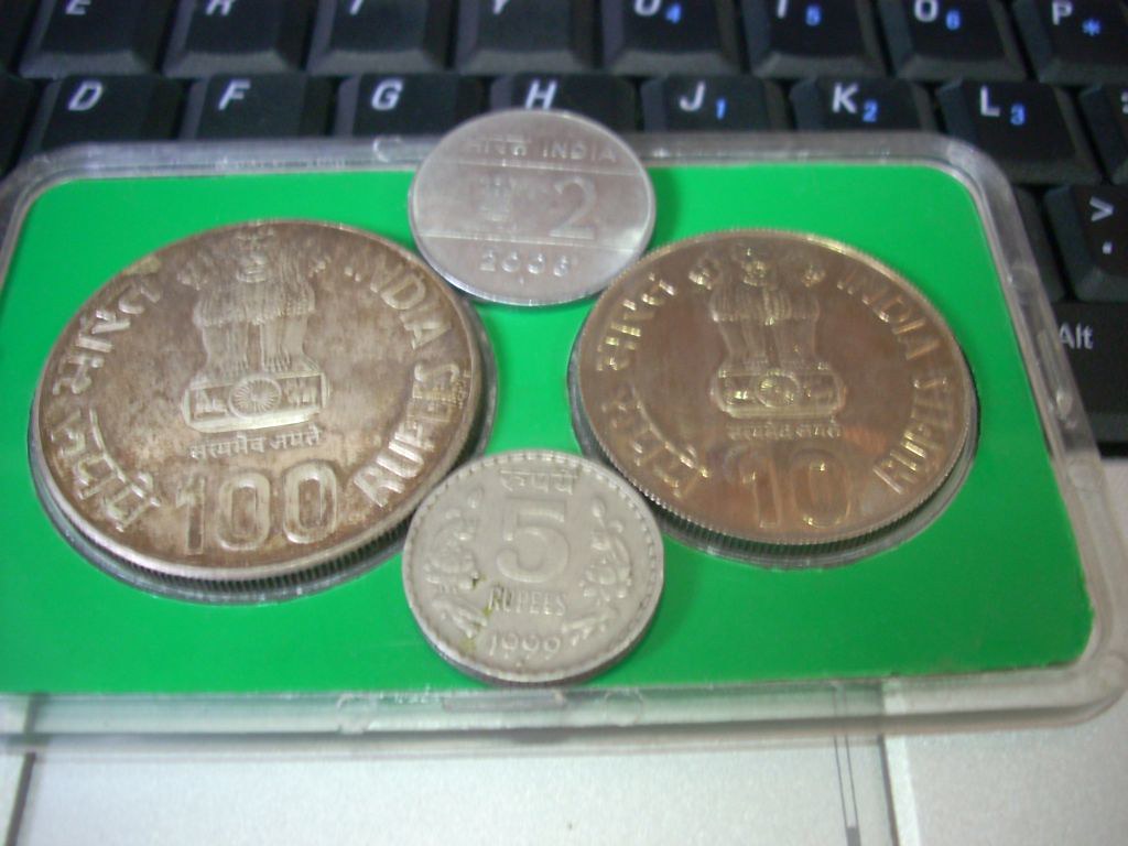 10100rupeecoin Indian Rupee Coins. That's the Rs. 100 o… Flickr