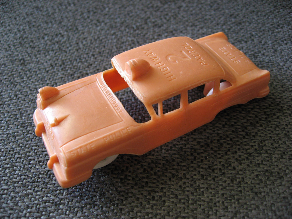 1957 Ford Highway Patrol car Cereal box toy car by F&F Mol… Flickr