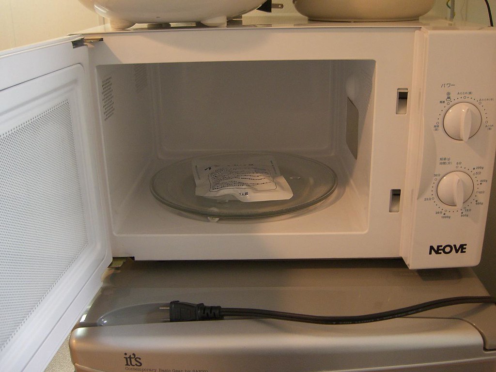 Put in microwave. mike chen Flickr