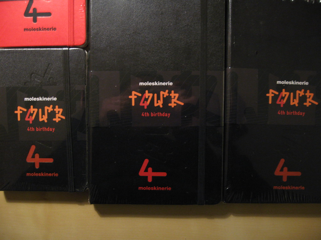 Moleskinerie 4th birthday limited edition Moleskine notebo… Flickr