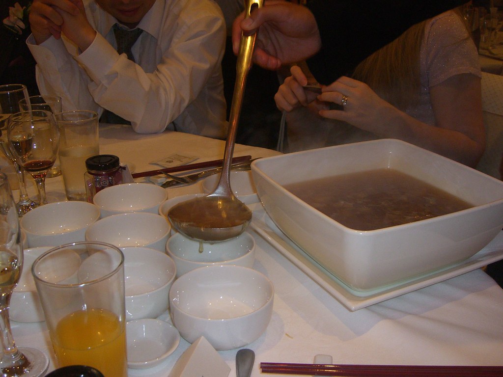 Ladling Emperor Shark Fin Soup Crystal Palace Catering Flickr