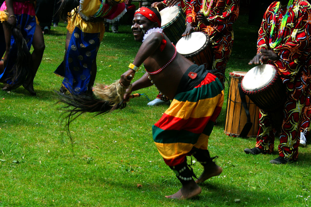 IMG_4266 An African brass band performing live at the Duny… Flickr