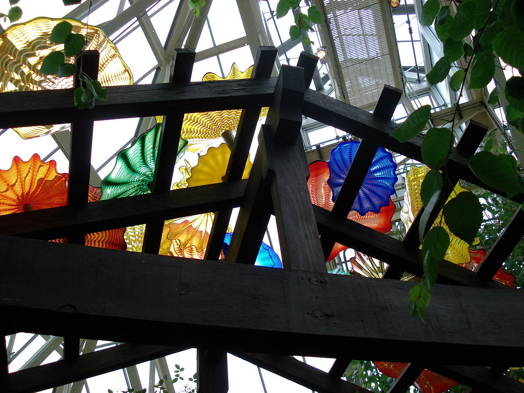 Glass Flowers on Roof need more description? Flickr