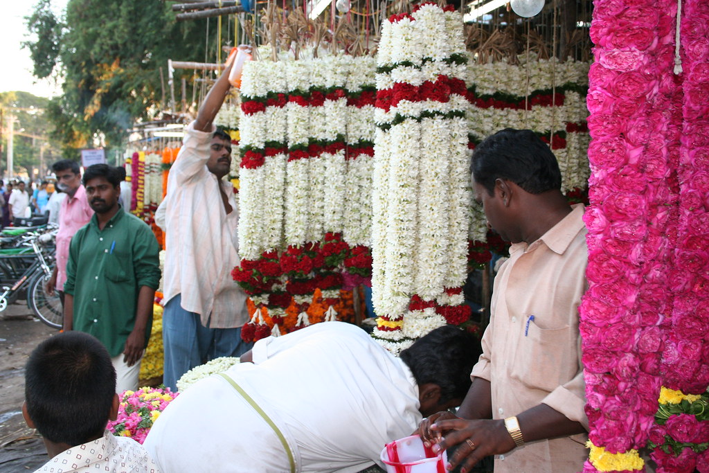 Flower market Coimbatore Vilma Bharatan Flickr