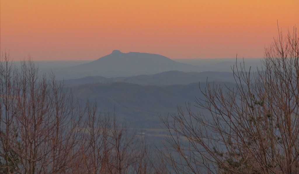 Pilot Mountain from the Blue Ridge Parkway Mark Welker Flickr