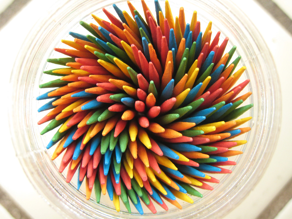 urchin toothpick rainbow! i put them in the toothpick disp… Flickr