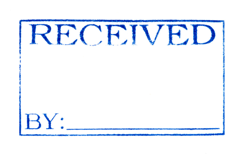 Received Date Rubber Stamp Print Isolated on White Flickr