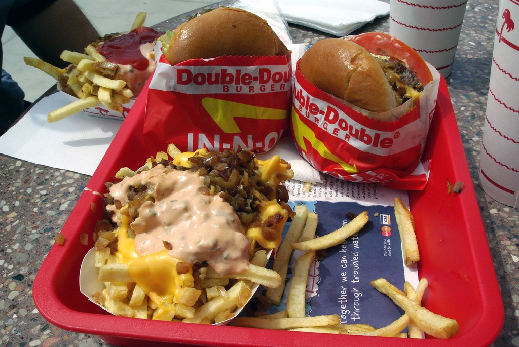 InNOut Double Double with fries....everything animal sty… Flickr