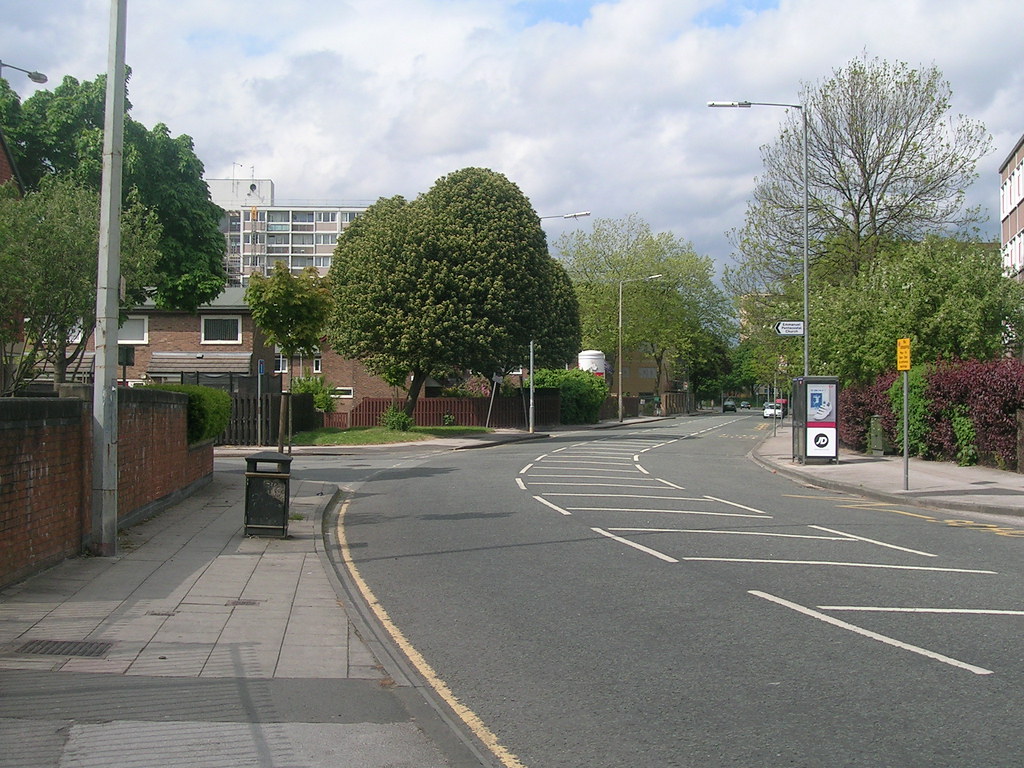 Boundary Lane, Hulme Full of it's lovely council houses an… Mikey
