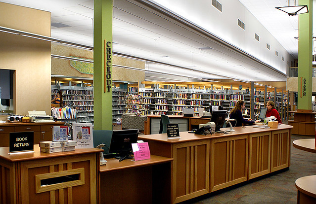 Wells County Public Library Circulation Desk The checkout … Flickr